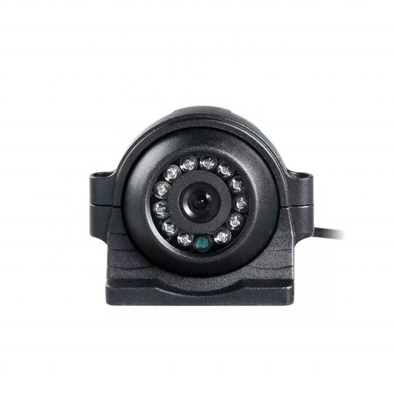 4 Pin Heavy Duty 12-24V CCD Side View Color Camera 10 IR LEDs IP68 for Truck Bus